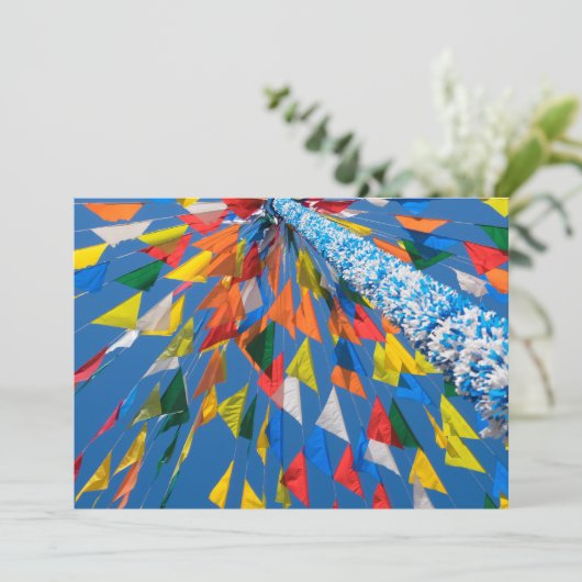 三角旗飾り カード (スタンド正面)