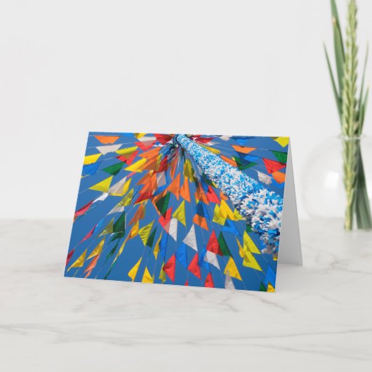 三角旗飾り カード (正面)