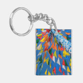 三角旗飾り キーホルダー (正面左)