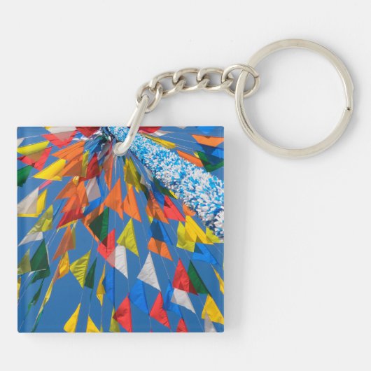 三角旗飾り キーホルダー (裏面)