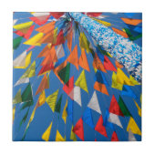 三角旗飾り タイル (正面)