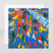 三角旗飾り ノートカード (正面/裏面)