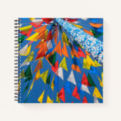 三角旗飾り ノートブック (正面)