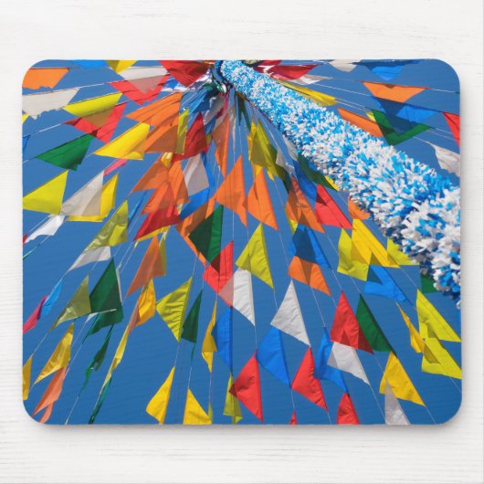 三角旗飾り マウスパッド (正面)