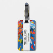 三角旗飾り ラゲッジタグ (裏面縦)