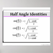 三角法のポスター：半角度のアイデンティティ ポスター (正面)