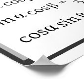 三角法のポスター：製品から合計のID ポスター (角)