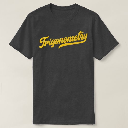 三角法クール数学 Tシャツ (デザイン正面)