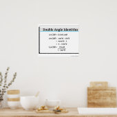 三角法ポスター：二重角度アイデンティティ ポスター (キッチン)