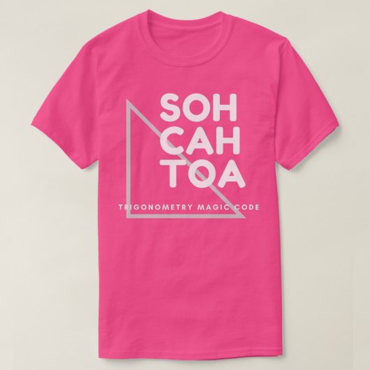 三角法魔法符号 Tシャツ (デザイン正面)