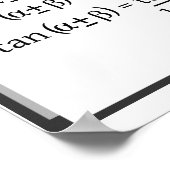 三角法：合計/差異の識別 ポスター (角)