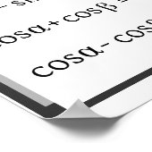 三角法：製品IDへの合計 ポスター (角)