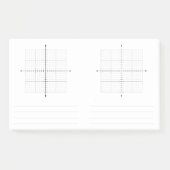 三角法X Y座標グラフ紙 ポストイット (正面)