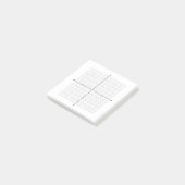 三角法X Y座標グラフ紙 ポストイット (アングル)