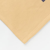 三角波の石のヴィンテージ旅行ポスター フリースブランケット (角)