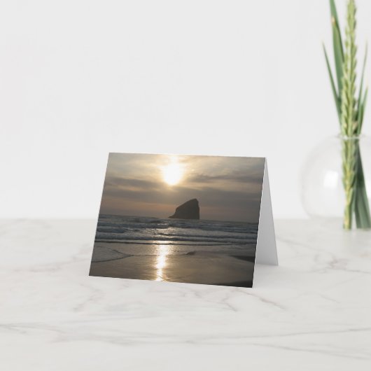 三角波の石の夕べ カード (正面)