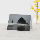 三角波の石 カード (黄色い花)