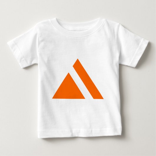 三角矢印03 ベビーTシャツ (正面)
