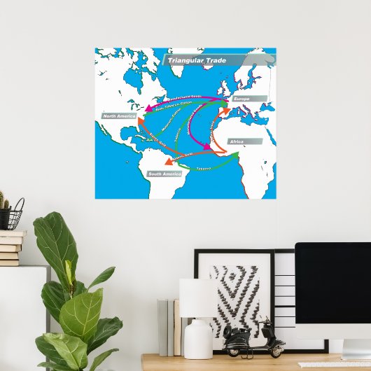 三角貿易 ポスター (ホームオフィス)