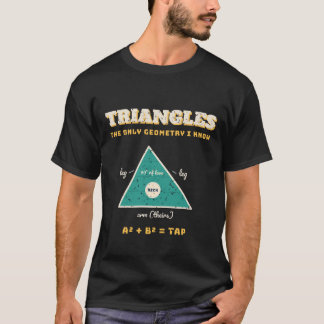 三角関係だけが私の知っている幾何学 ブラジリアン柔術Tシャツ Tシャツ