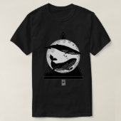三角鯨 Tシャツ (デザイン正面)