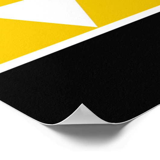 三角 ポスター (角)