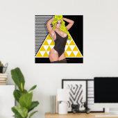 三角 ポスター (ホームオフィス)