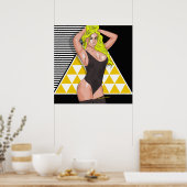 三角 ポスター (キッチン)