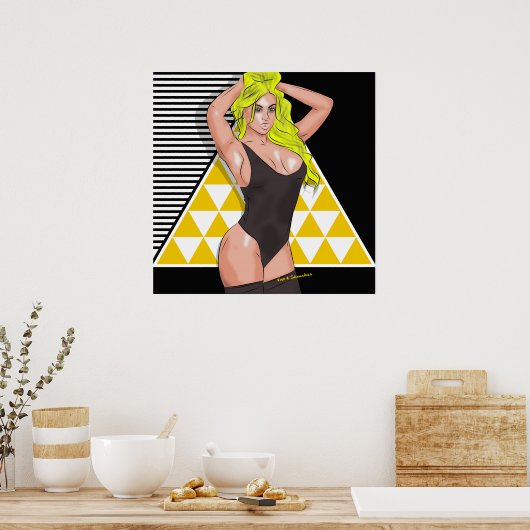 三角 ポスター (キッチン)