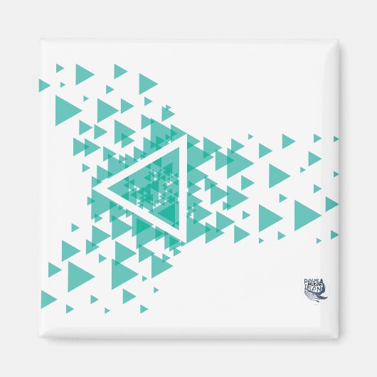 三角 マグネット (正面)