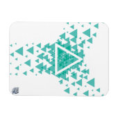 三角 マグネット (横)