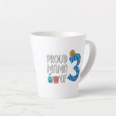 三誇りを持った人 カフェラテマグ (右アングル)