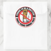 三誇りを持った年の月日 ラウンドシール (バッグ)