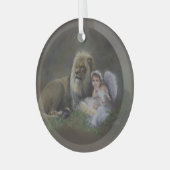 三賛美人 ガラスオーナメント (正面左)