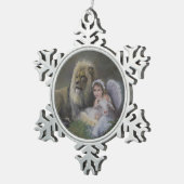 三賛美人 スノーフレークピューターオーナメント (右)