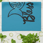 三賛美重異教の文五つ星 キッチンタオル (折り畳み)