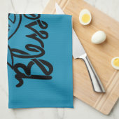 三賛美重異教の文五つ星 キッチンタオル (四つ折り)