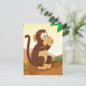 三賢いサル ポストカード (スタンド正面)