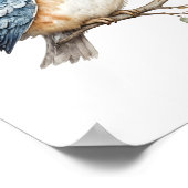 三賢いフクロウ ポスター (角)