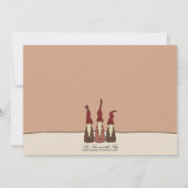 三賢い小人、クリスマスパーティの招待状 招待状 (裏面)