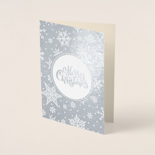 三賢い男性ラグジュアリー実在フォイルクリスマスカード 箔カード (正面)