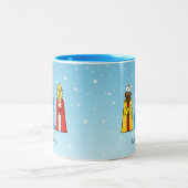 三賢い男性2トーンのコーヒーマグ ツートーンマグカップ (中央)