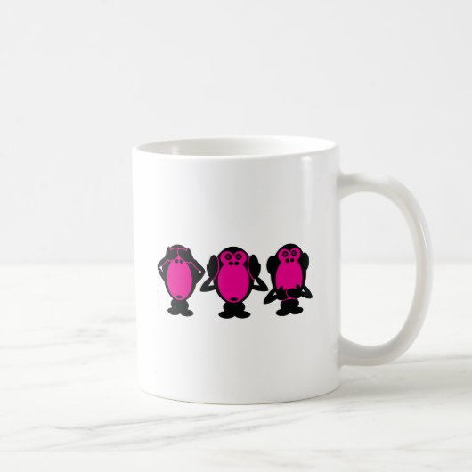 三賢のサル コーヒーマグカップ (右)