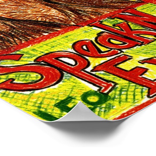 三賢のサル ポスター (角)