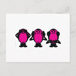 三賢のサル ポストカード