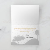 三賢人とクリスマススターのグリーティングカード シーズンカード (内部)