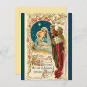 三賢人のクリスマスポストカードからの訪問 ポストカード (正面/裏面)