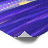 三賢人の美しい水色の紫 ポスター (角)