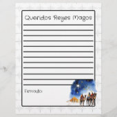 三賢人への手紙ホワイトカラーリングページ (正面)