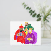 三賢人クリスチャンのアートワーク ポストカード (スタンド正面)